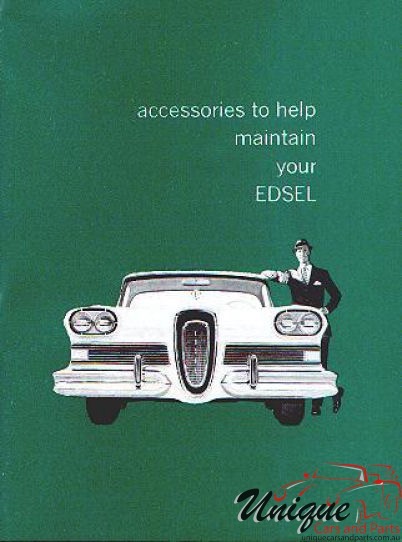 1958 Edsel Accessories Brochure Page 6